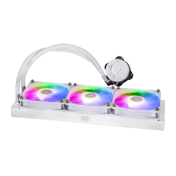 Cooler Master MasterLiquid 360L Core ARGB 360mm CPU Liquid Cooler (White)
